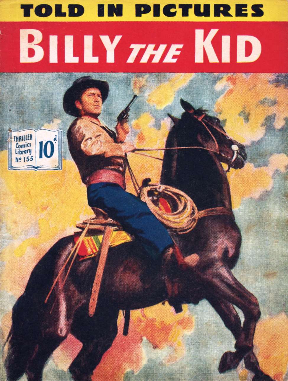 Book Cover For Thriller Comics Library 156 - Billy the Kid and the Man From the Past