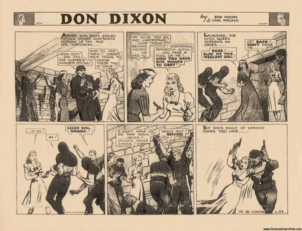 Comic Book Cover For Don Dixon 1941