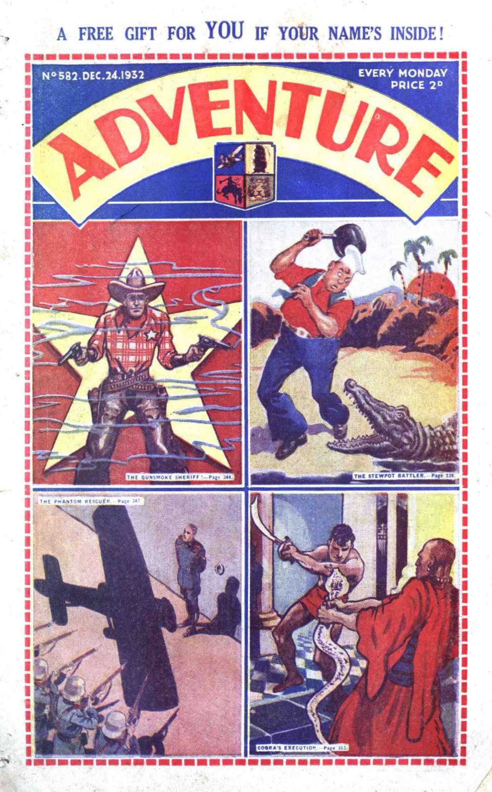 Book Cover For Adventure 582