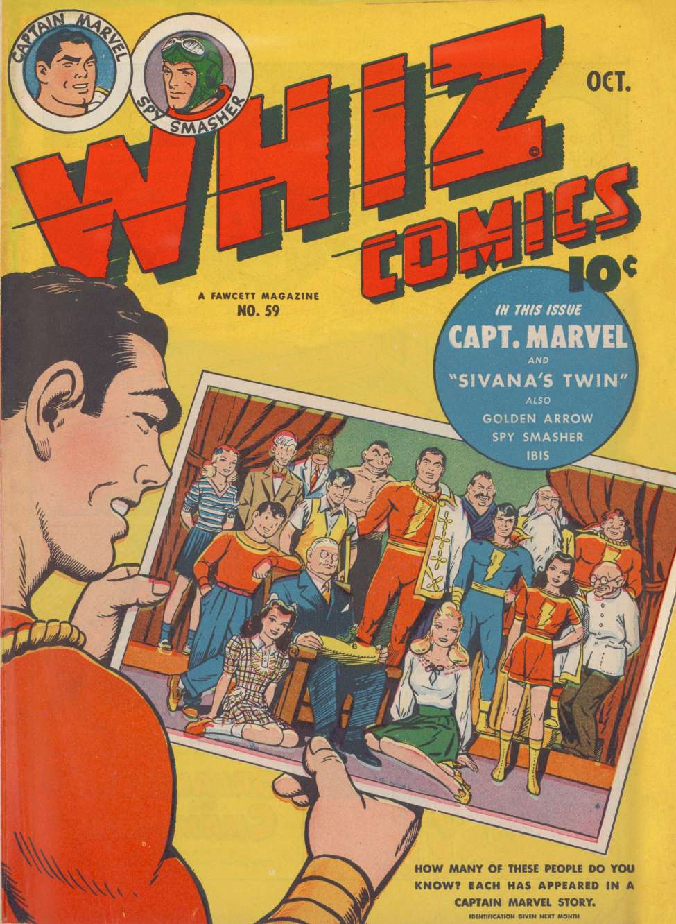 Book Cover For Whiz Comics 59 - Version 2