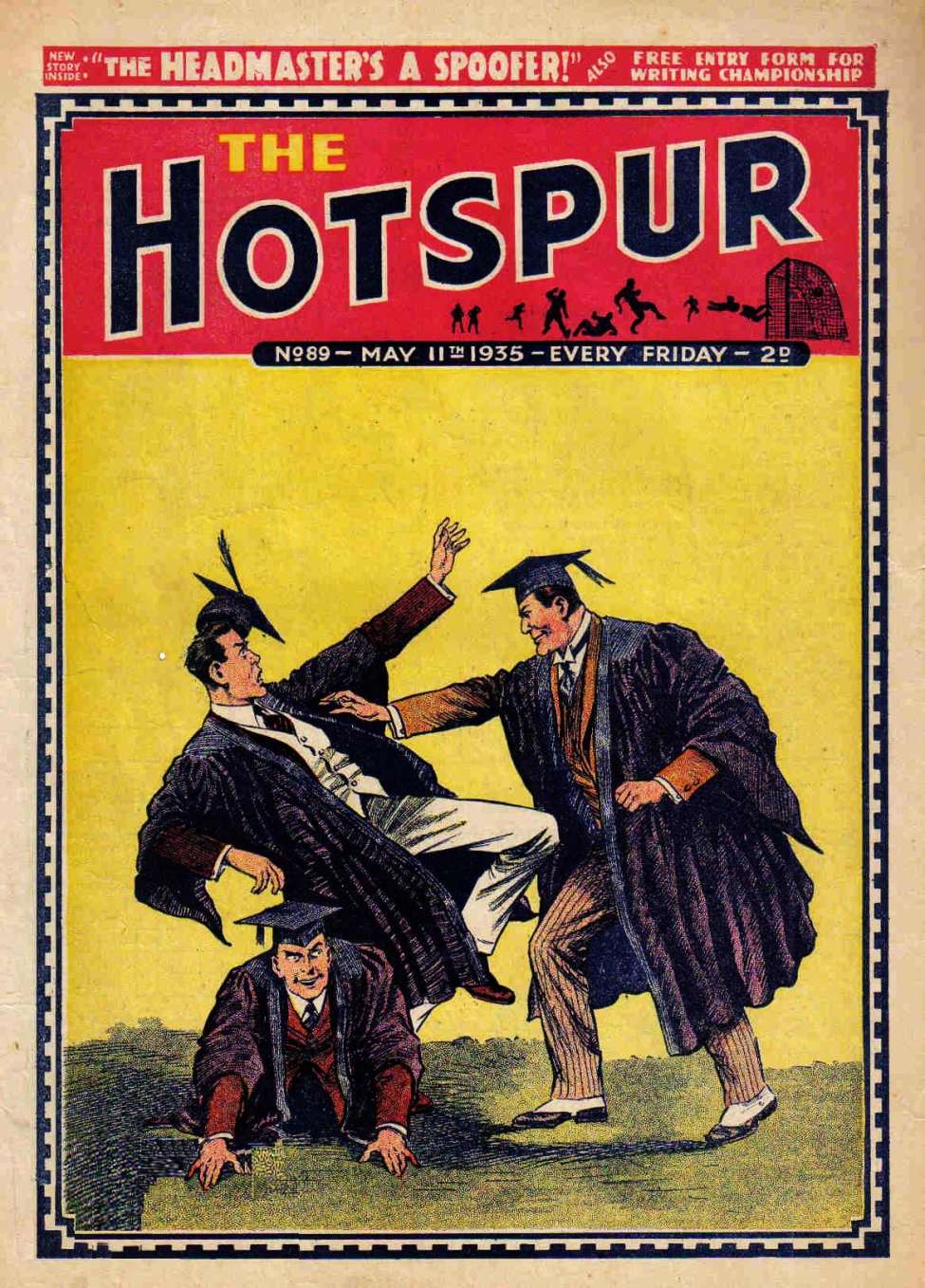 Comic Book Cover For The Hotspur 89