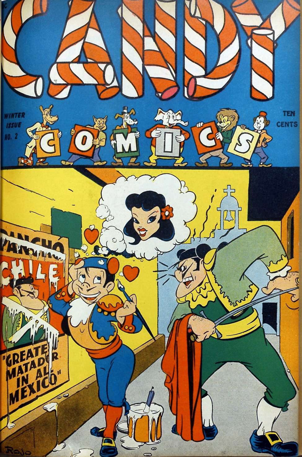 Comic Book Cover For Candy Comics 2 - Version 1
