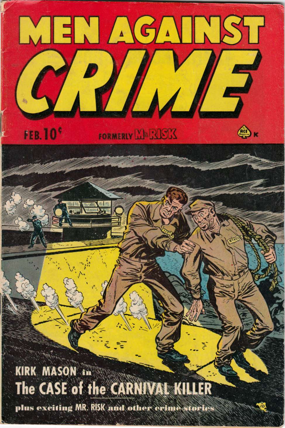 Comic Book Cover For Men Against Crime 3