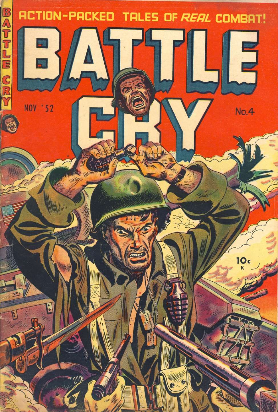 Comic Book Cover For Battle Cry 4