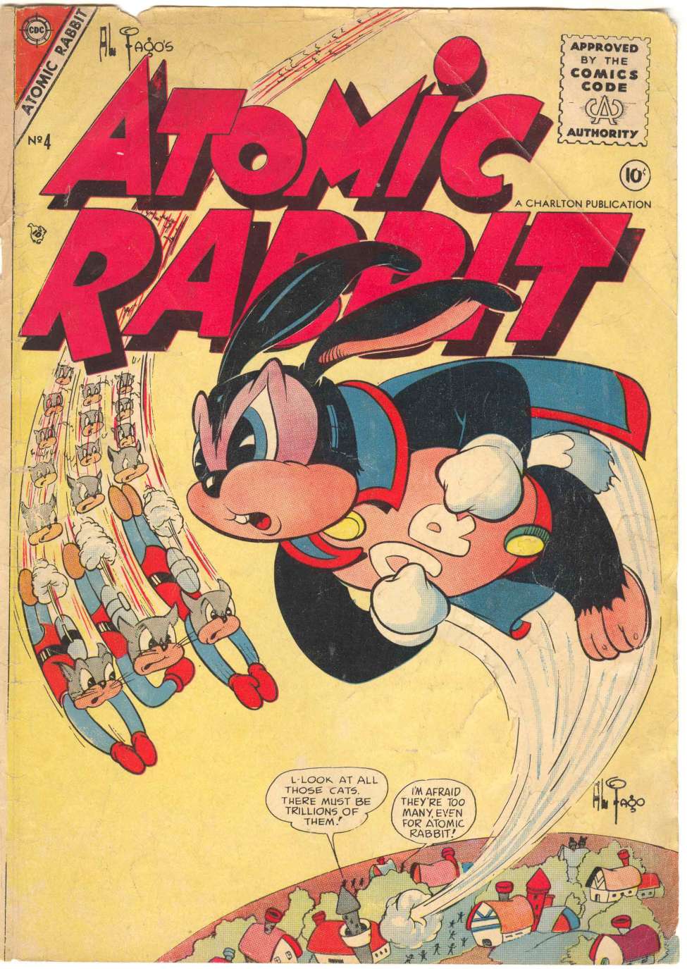 Comic Book Cover For Atomic Rabbit 4