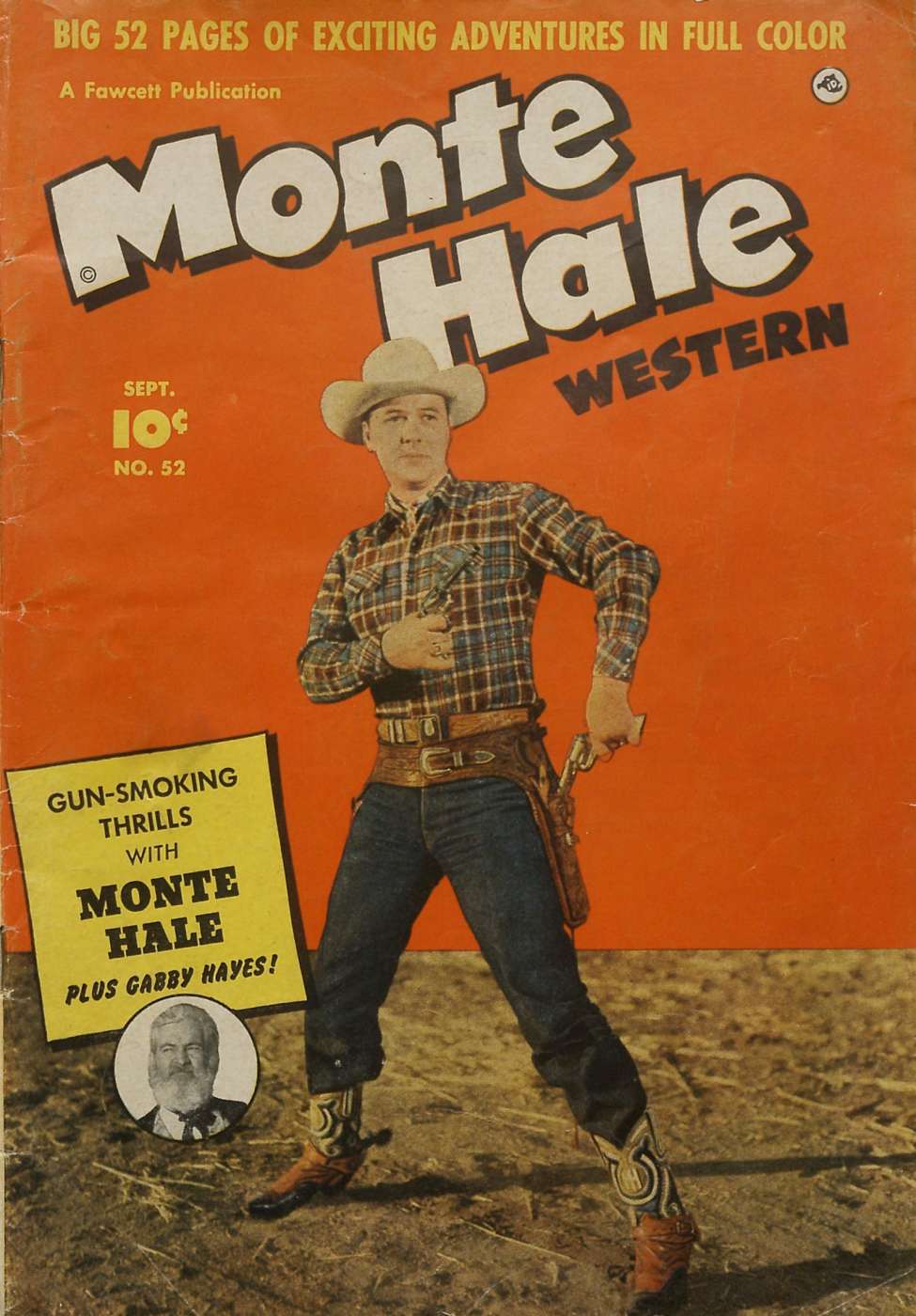 Comic Book Cover For Monte Hale Western 52