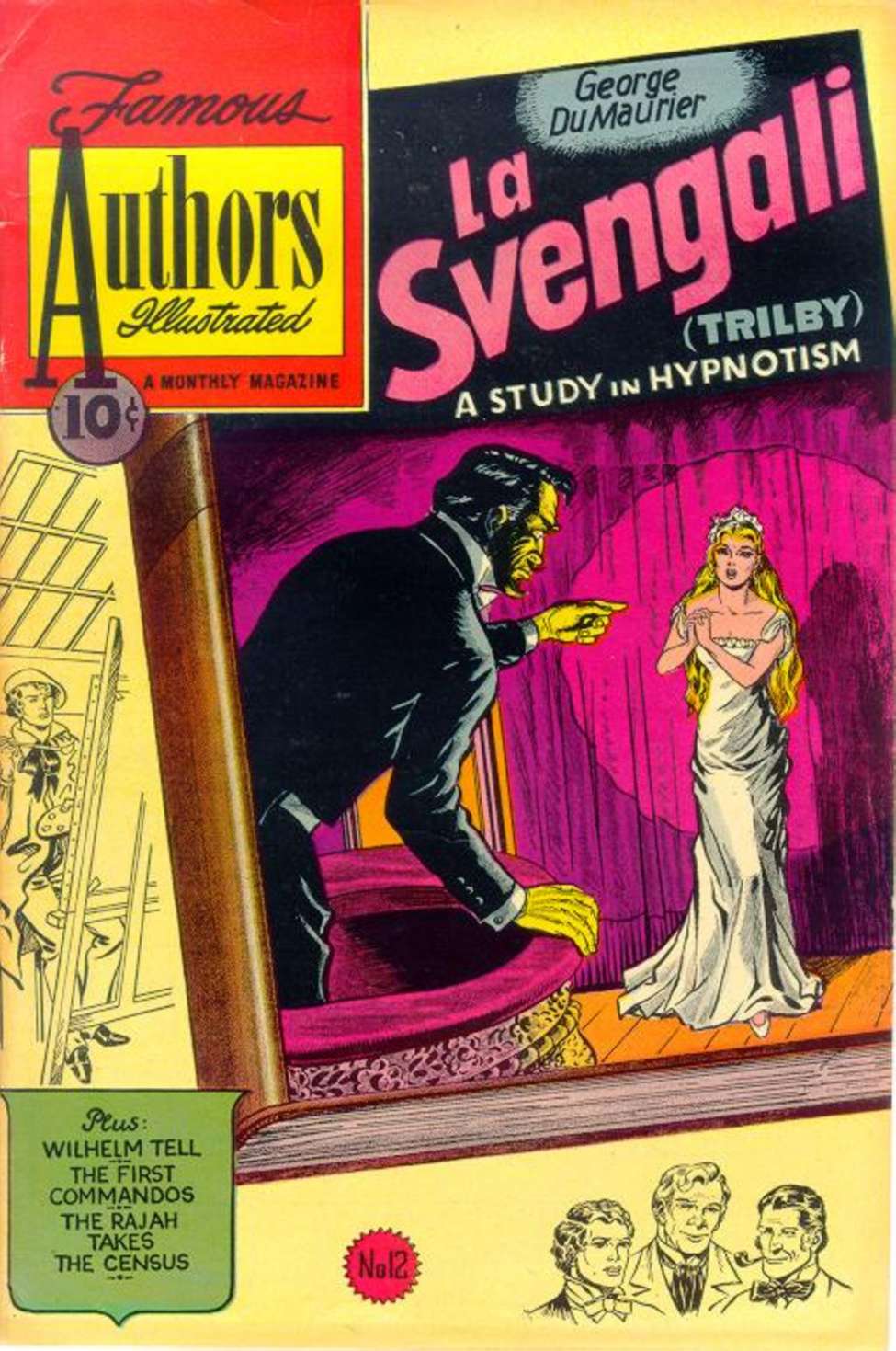 Comic Book Cover For Stories By Famous Authors Illustrated 12 - La Svengali