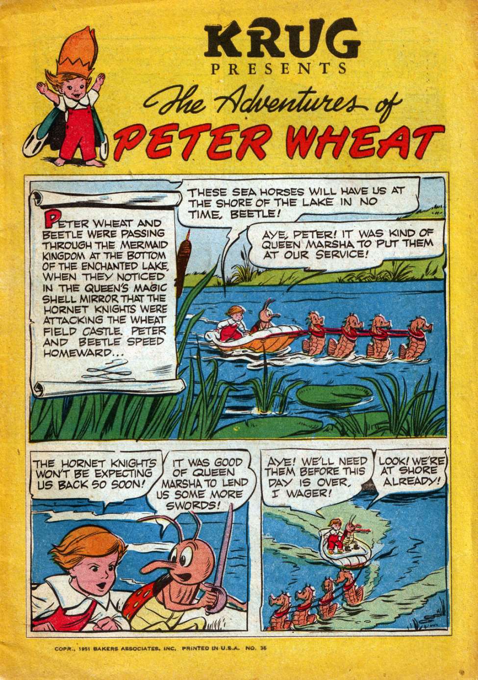 Book Cover For The Adventures of Peter Wheat 36
