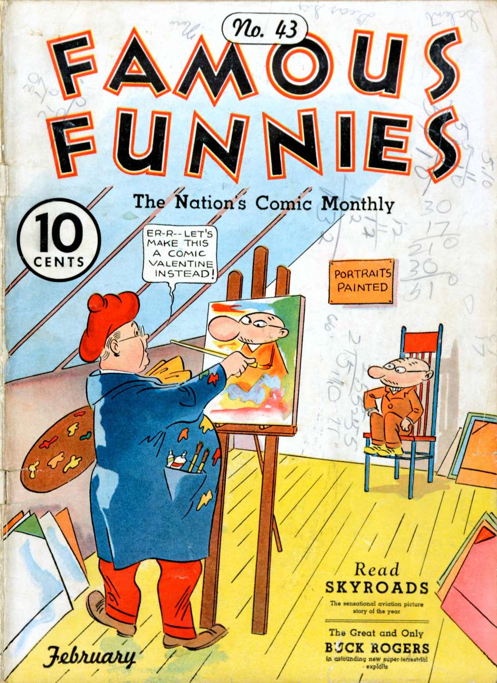 Book Cover For Famous Funnies 43