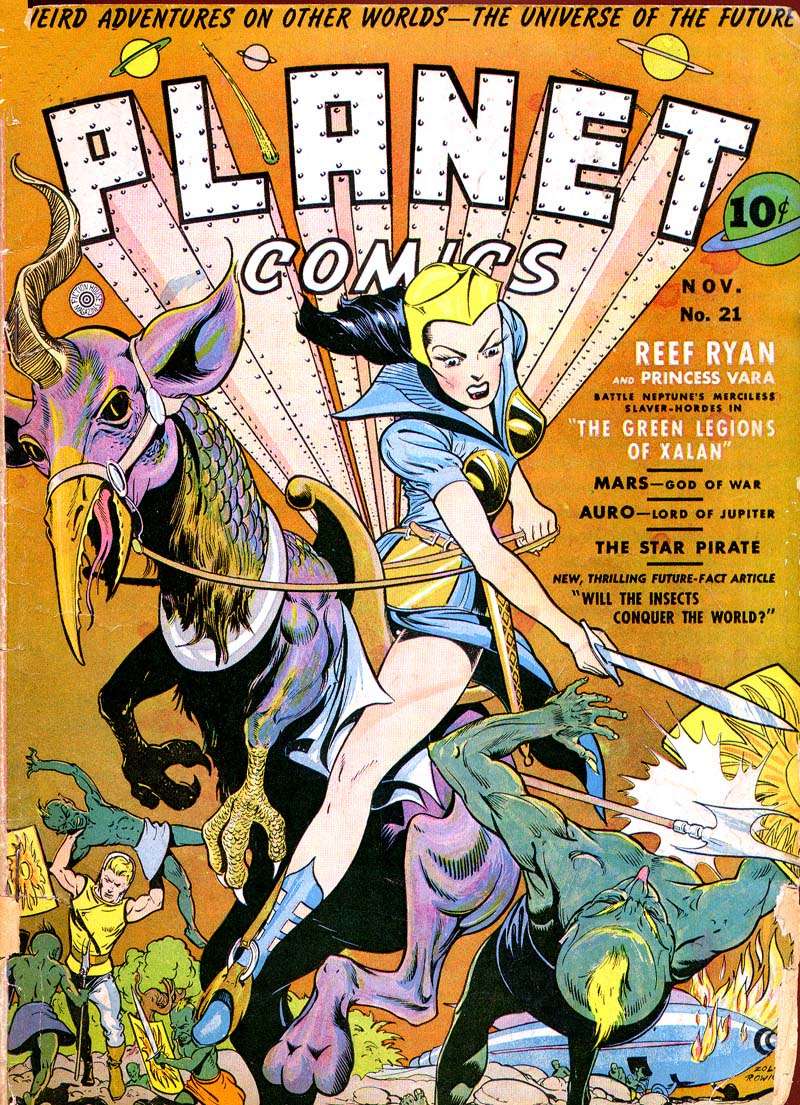 Book Cover For Planet Comics 21