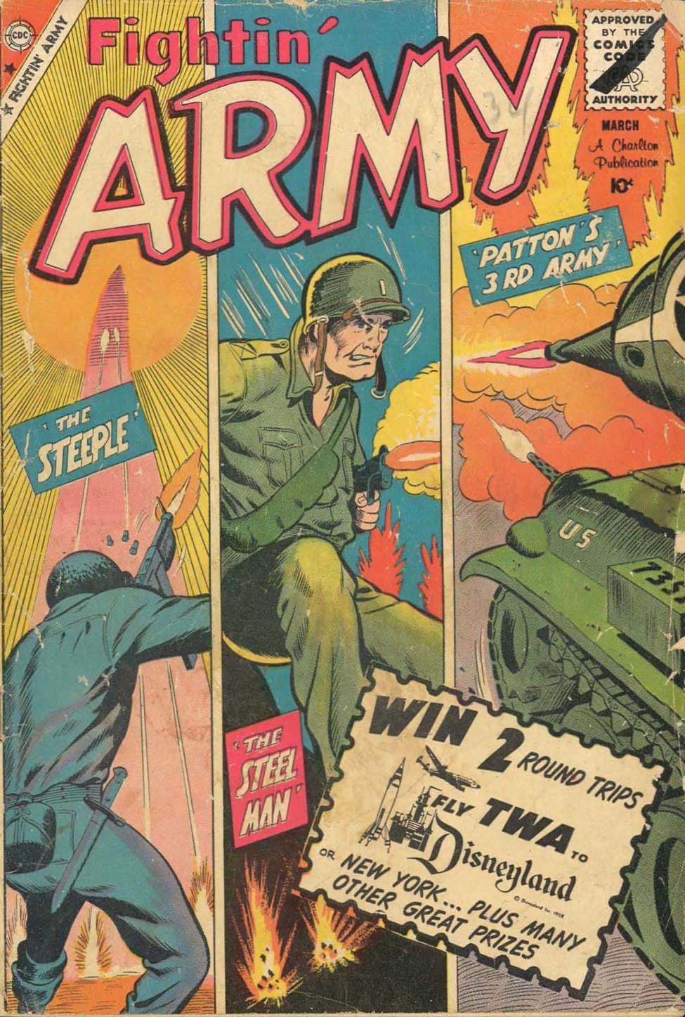 Comic Book Cover For Fightin' Army 34