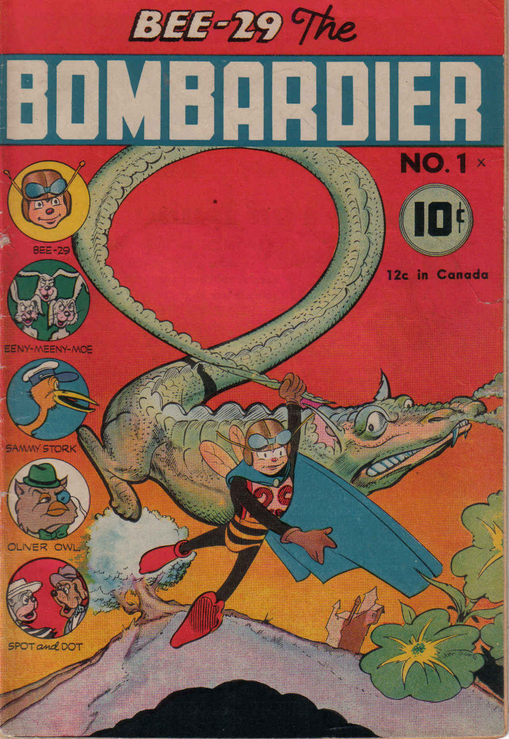 Comic Book Cover For Bee-29 The Bombardier 1