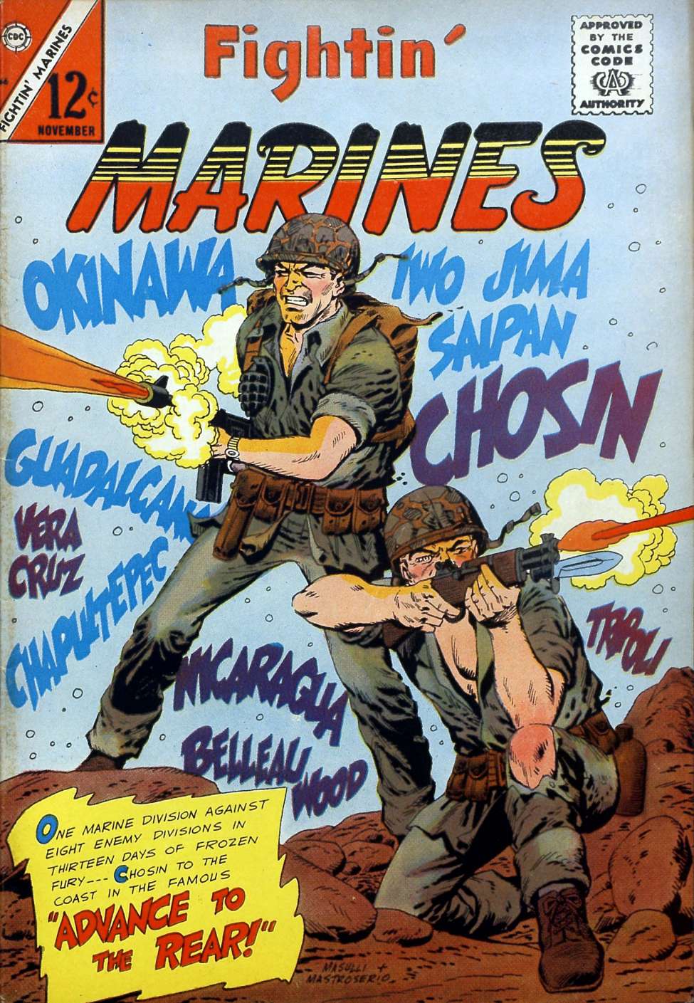 Comic Book Cover For Fightin' Marines 66
