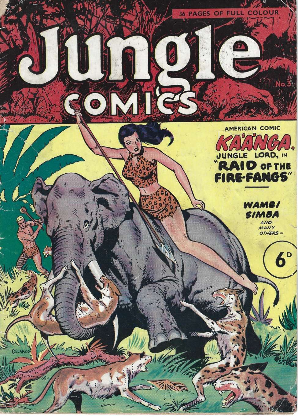 Book Cover For Jungle Comics 3