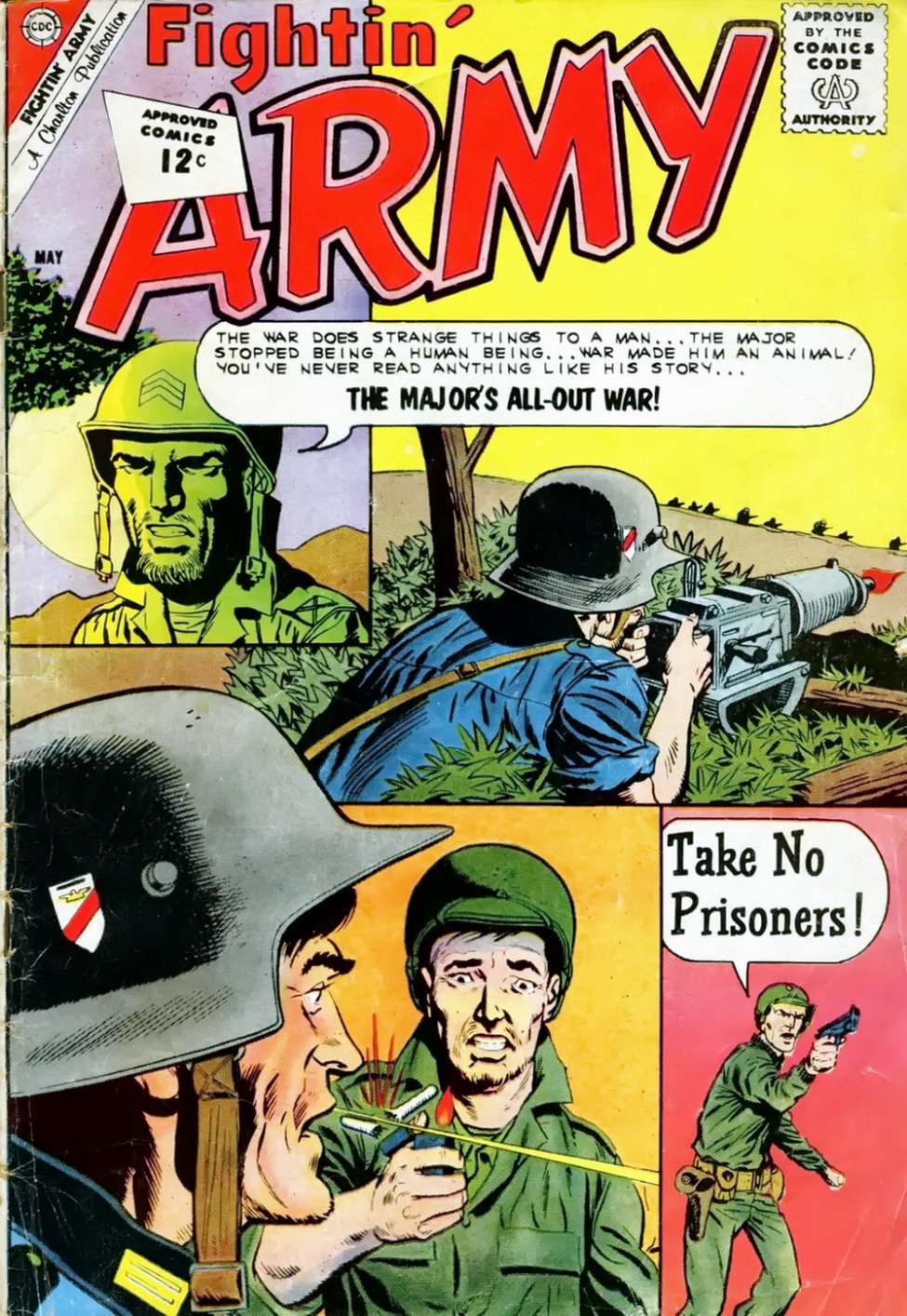 Comic Book Cover For Fightin' Army 46