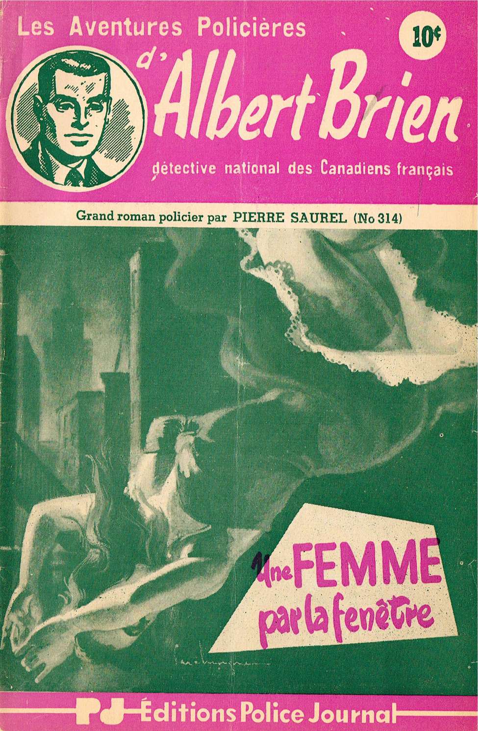 Comic Book Cover For Albert Brien v2 314 - Une femme par la fenÍtre