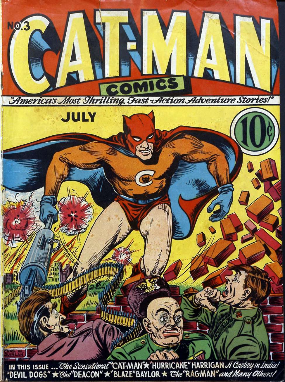 Book Cover For Cat-Man Comics 3