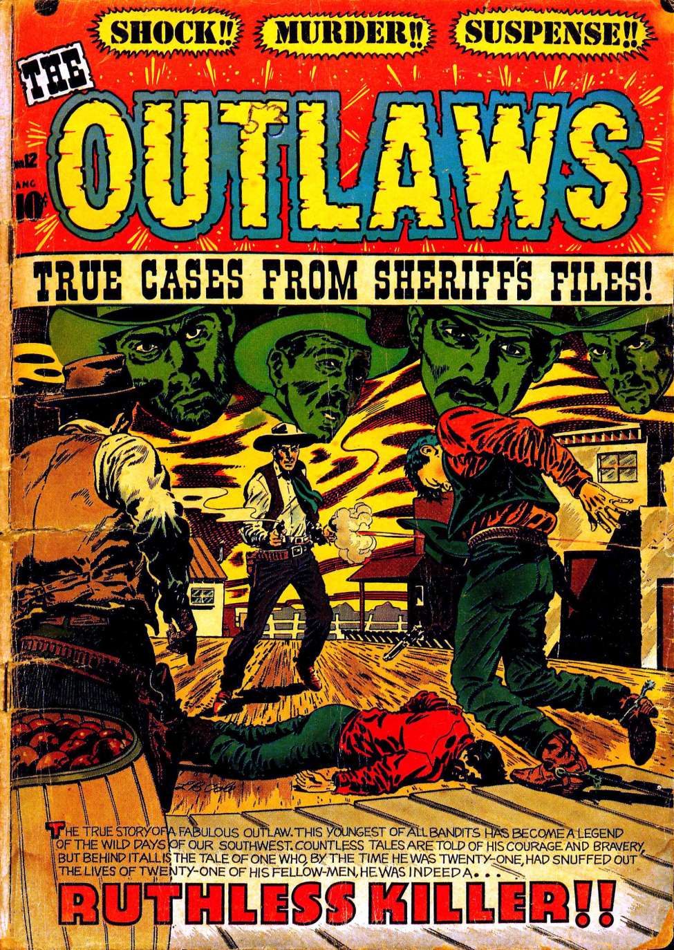 Book Cover For The Outlaws 12 - Version 2