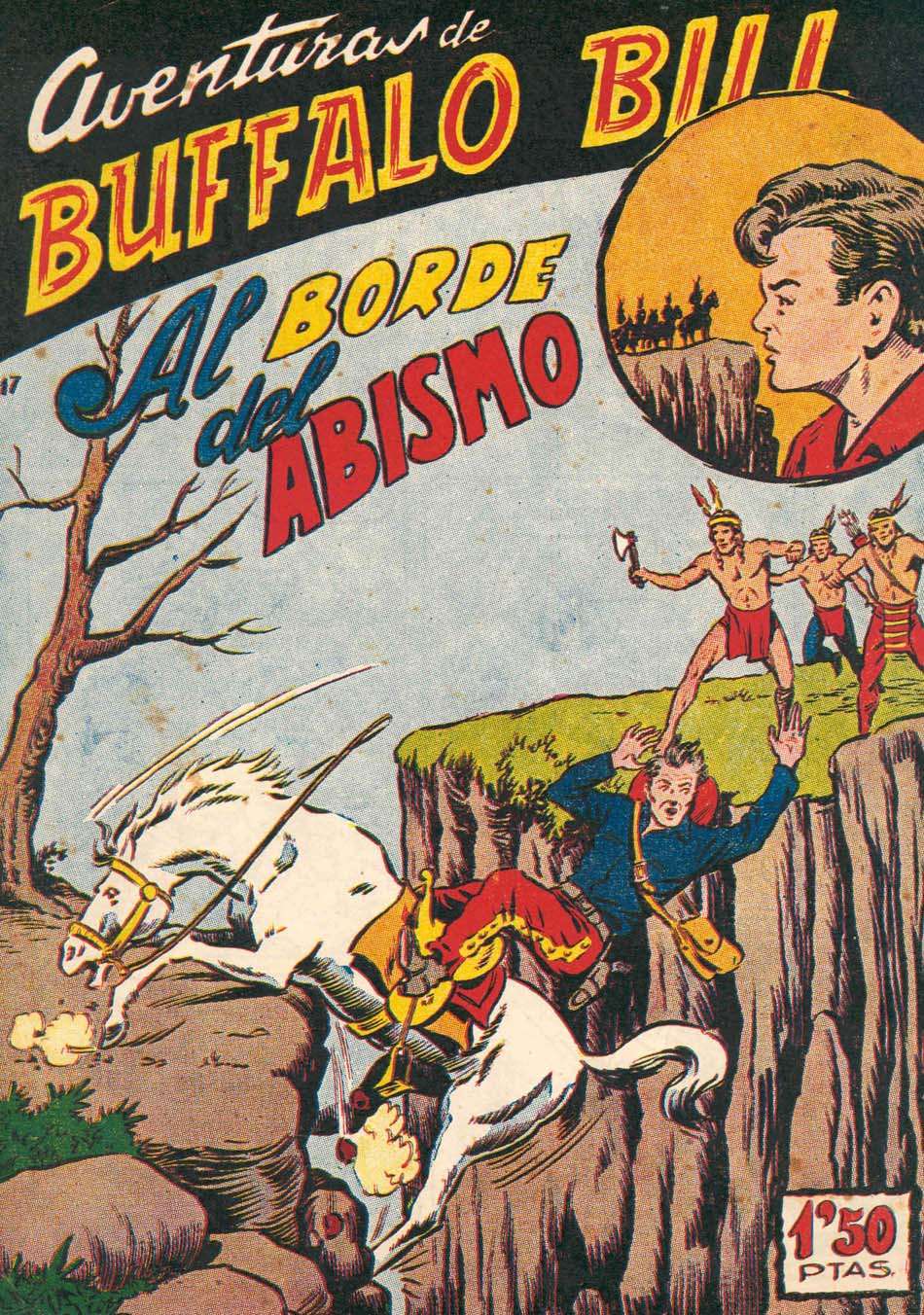 Comic Book Cover For Aventuras de Buffalo Bill 17 Al borde del abismo