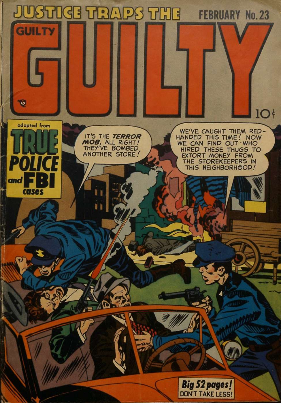 Comic Book Cover For Justice Traps the Guilty 23