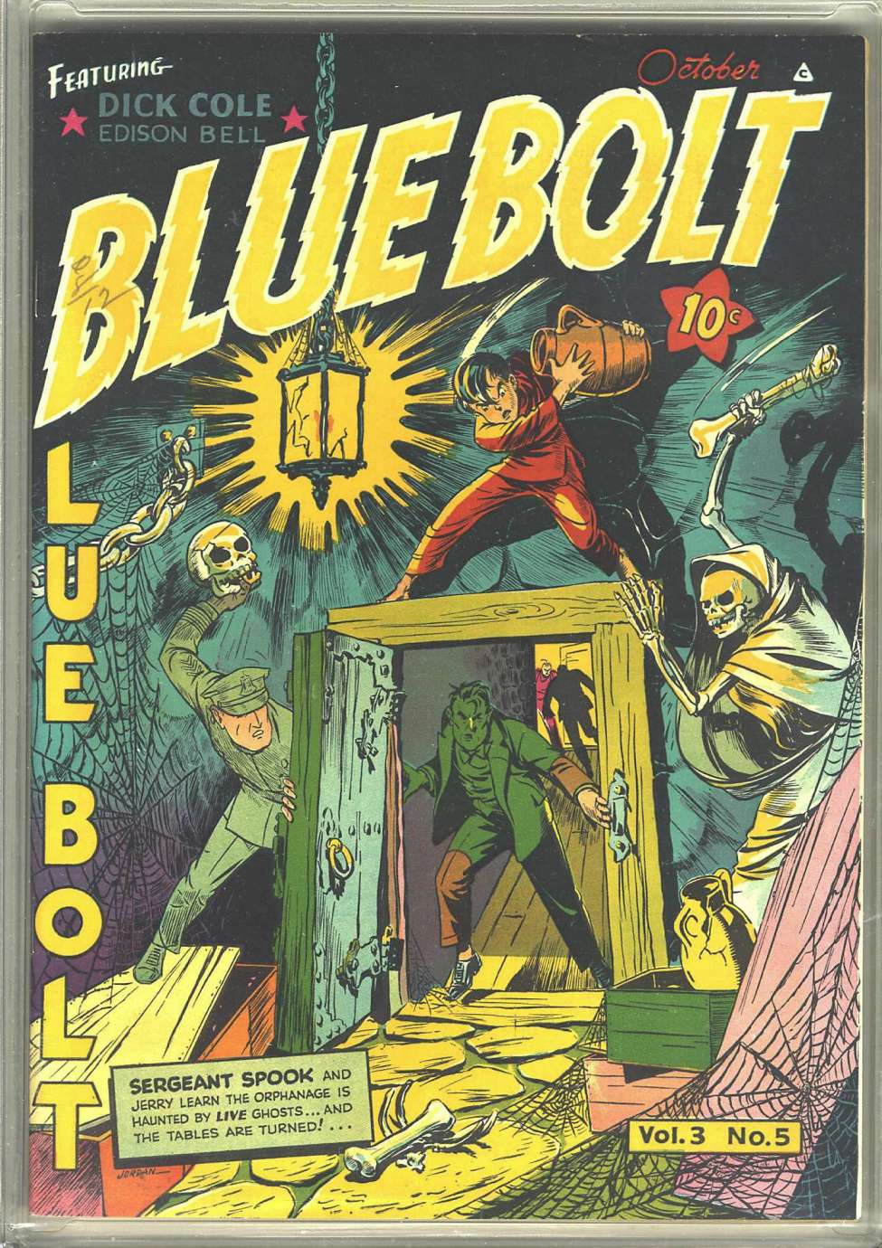 Comic Book Cover For Blue Bolt v3 5