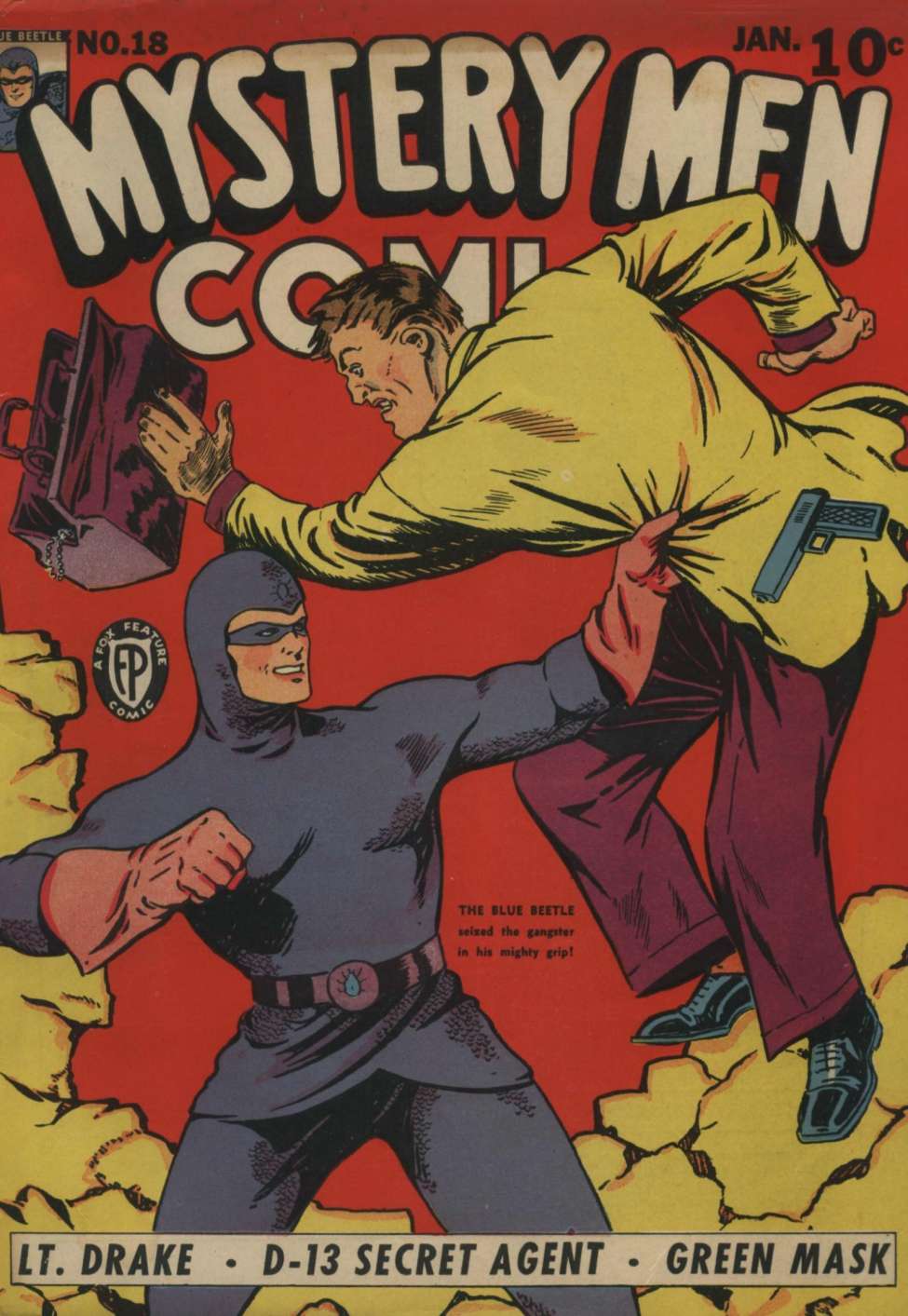 Comic Book Cover For Mystery Men Comics 18