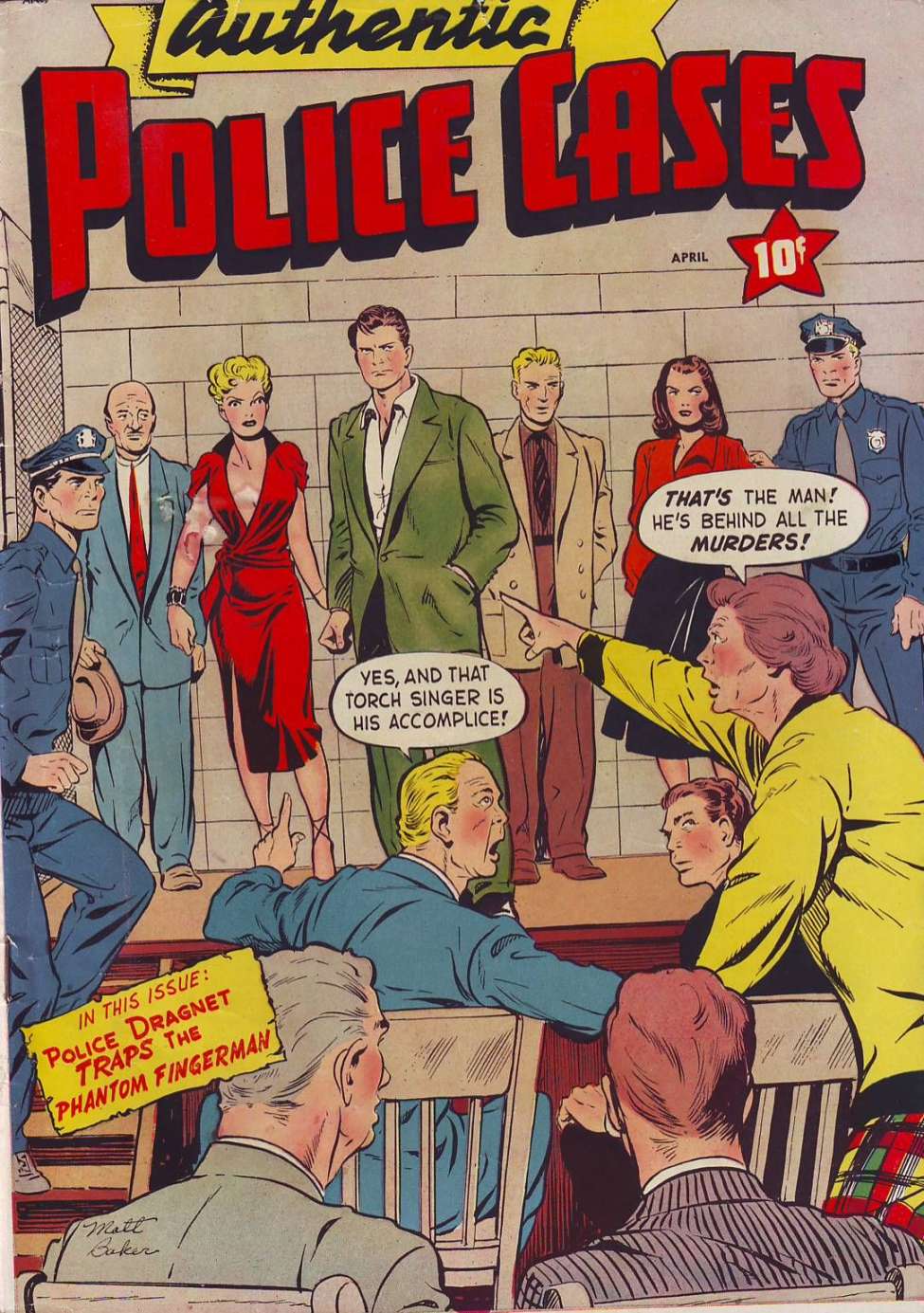Comic Book Cover For Authentic Police Cases 12