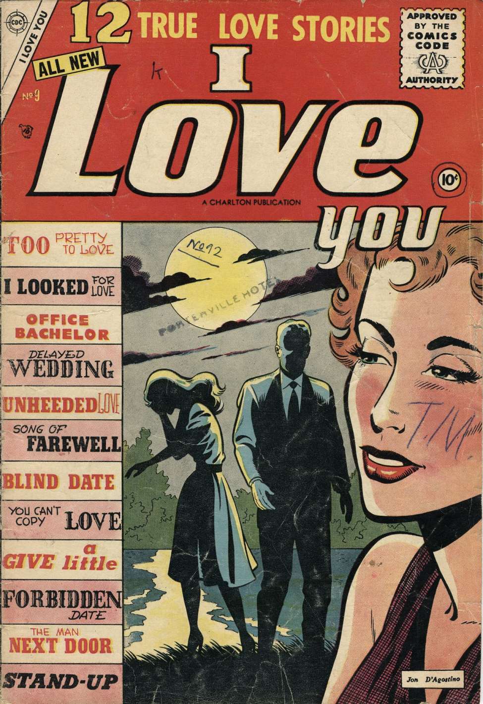 Book Cover For I Love You 9