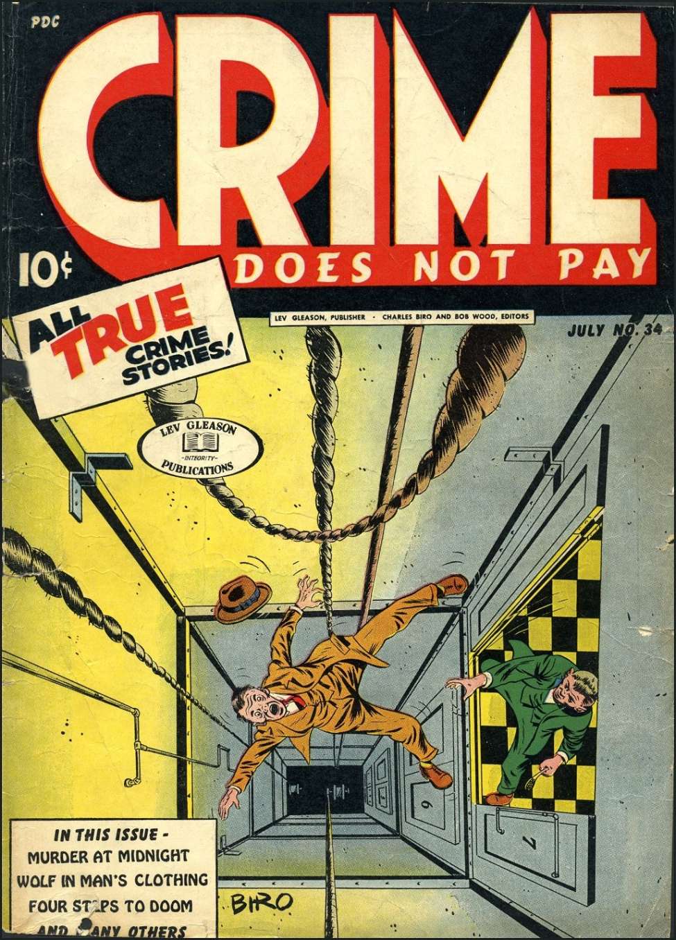 Book Cover For Crime Does Not Pay 34