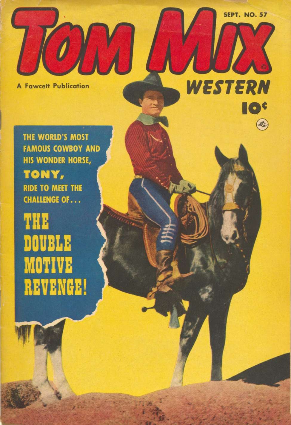 Book Cover For Tom Mix Western 57