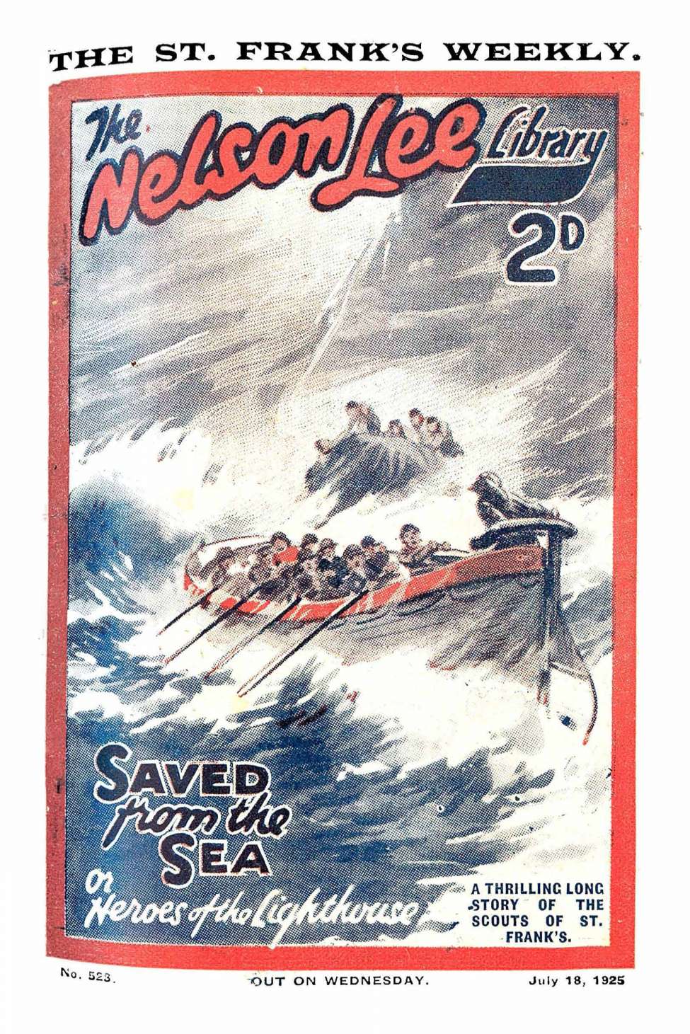 Book Cover For Nelson Lee Library s1 528 - Saved from the Sea
