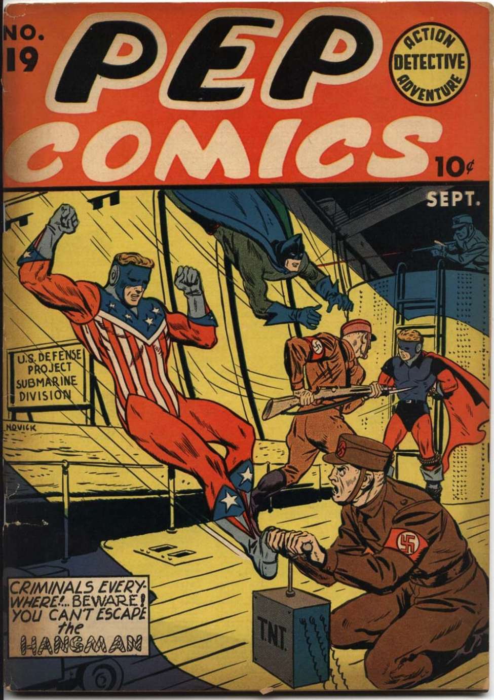 Book Cover For Pep Comics 19