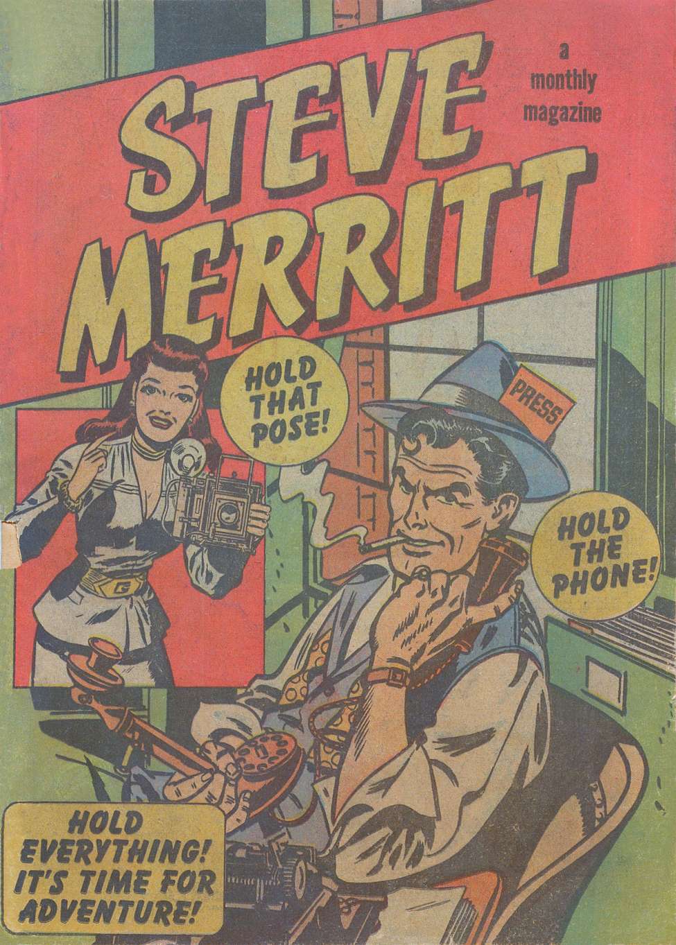 Comic Book Cover For Teamwork Publications - Steve Merritt 1