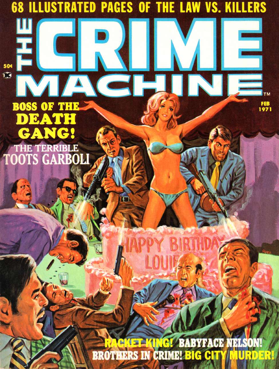 Comic Book Cover For Crime Machine 1