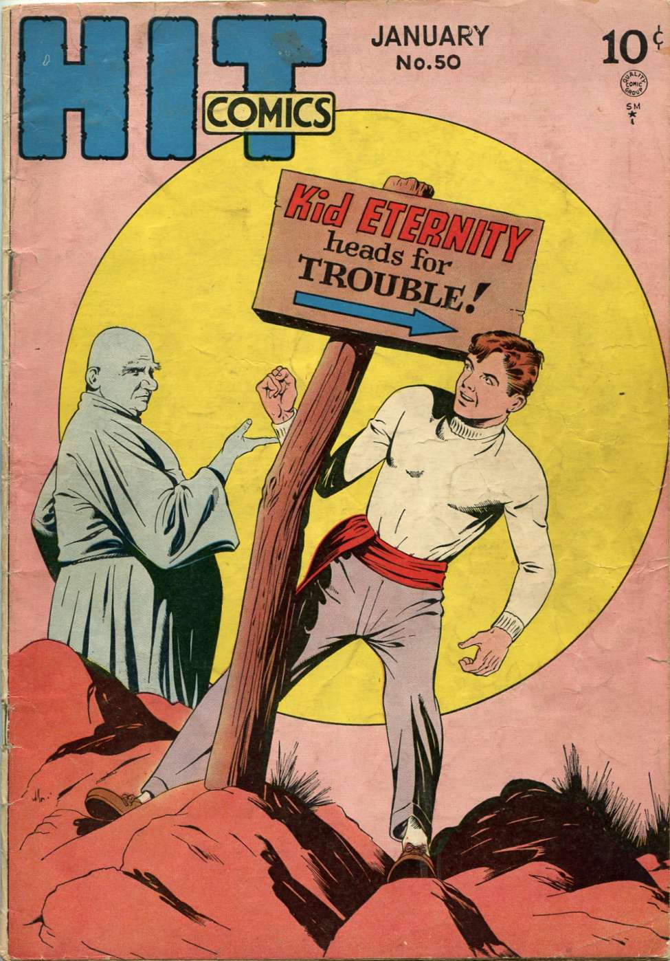 Comic Book Cover For Hit Comics 50 - Version 1