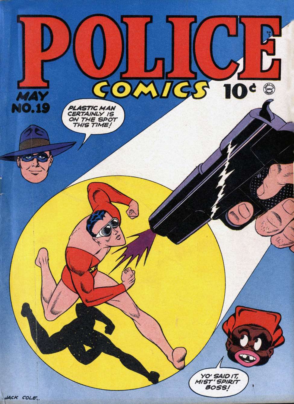 Book Cover For Police Comics 19
