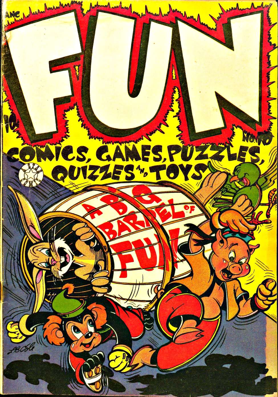 Book Cover For Fun Comics 10