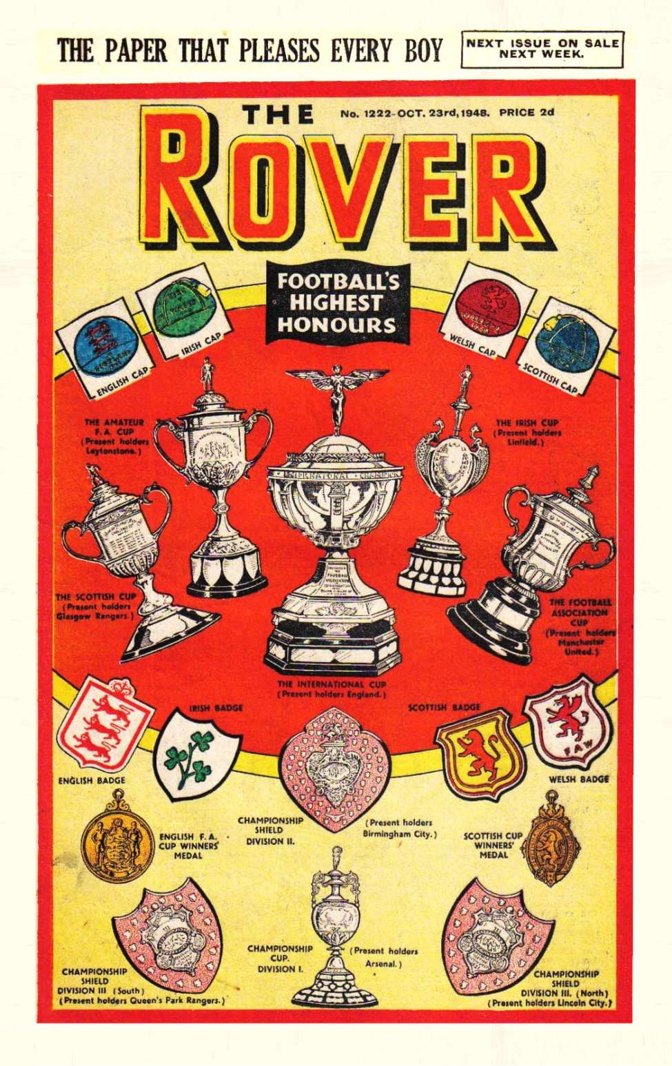 Comic Book Cover For The Rover 1222
