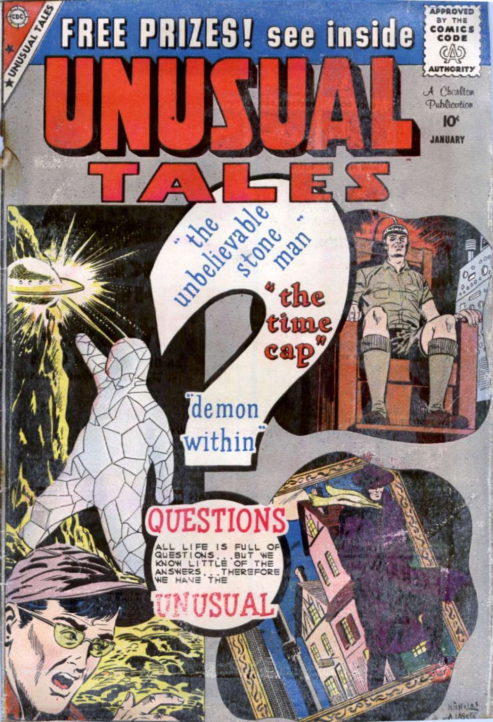 Comic Book Cover For Unusual Tales 20