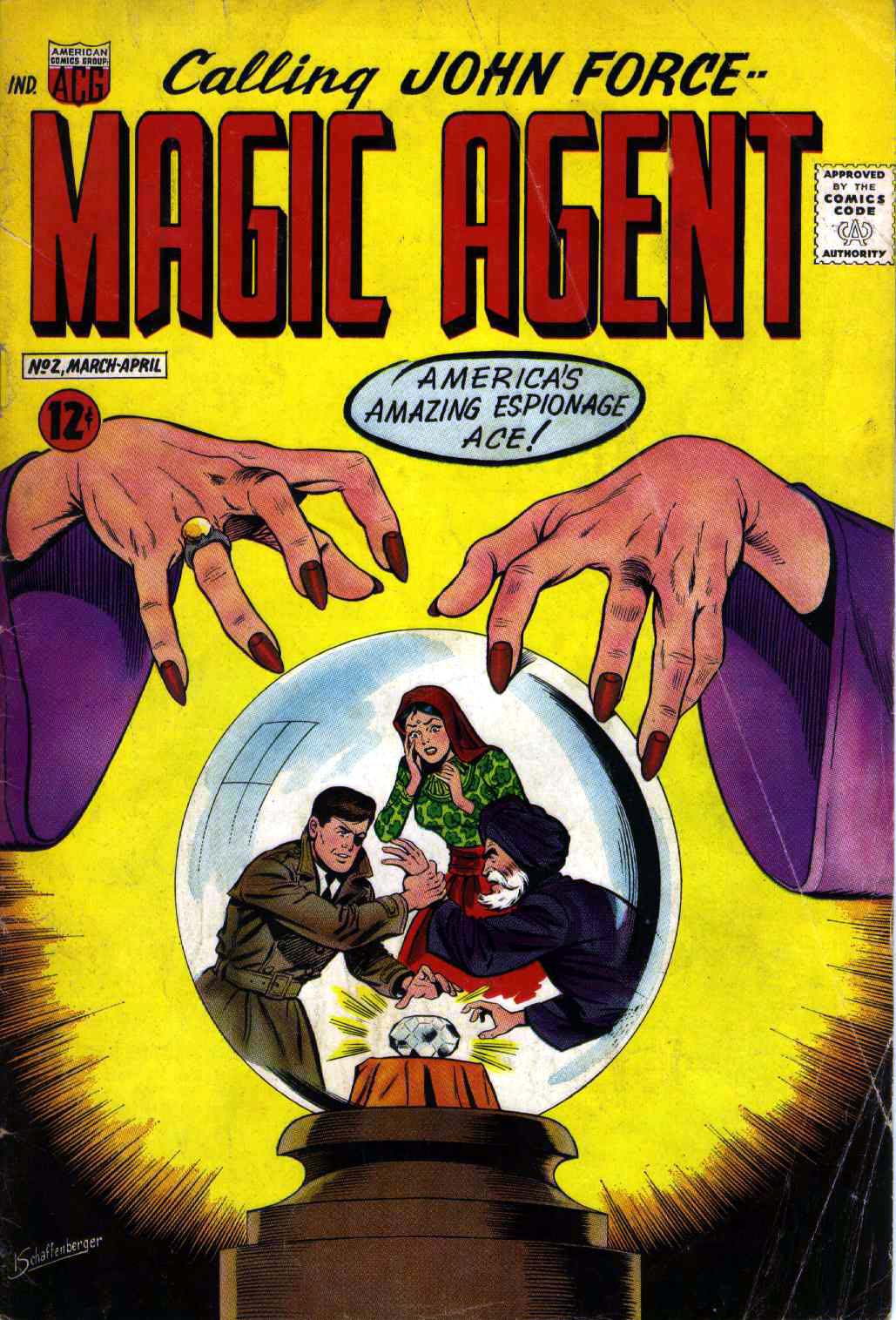 Comic Book Cover For Magic Agent 2