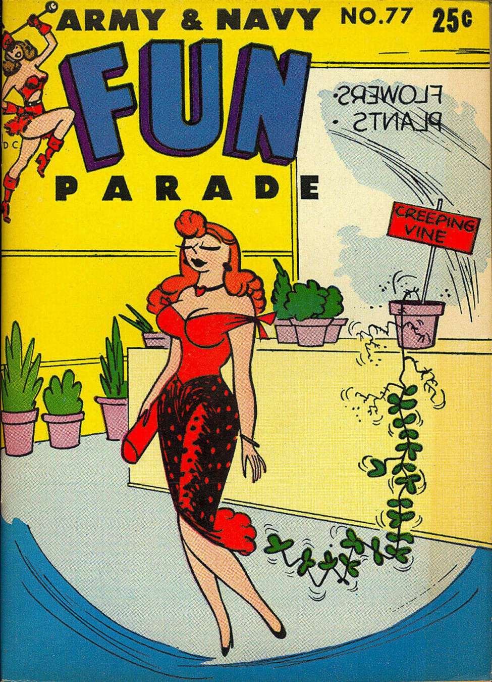 Comic Book Cover For Army & Navy Fun Parade 77