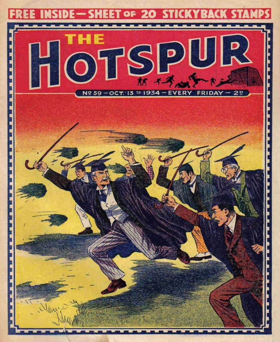 Comic Book Cover For The Hotspur 59