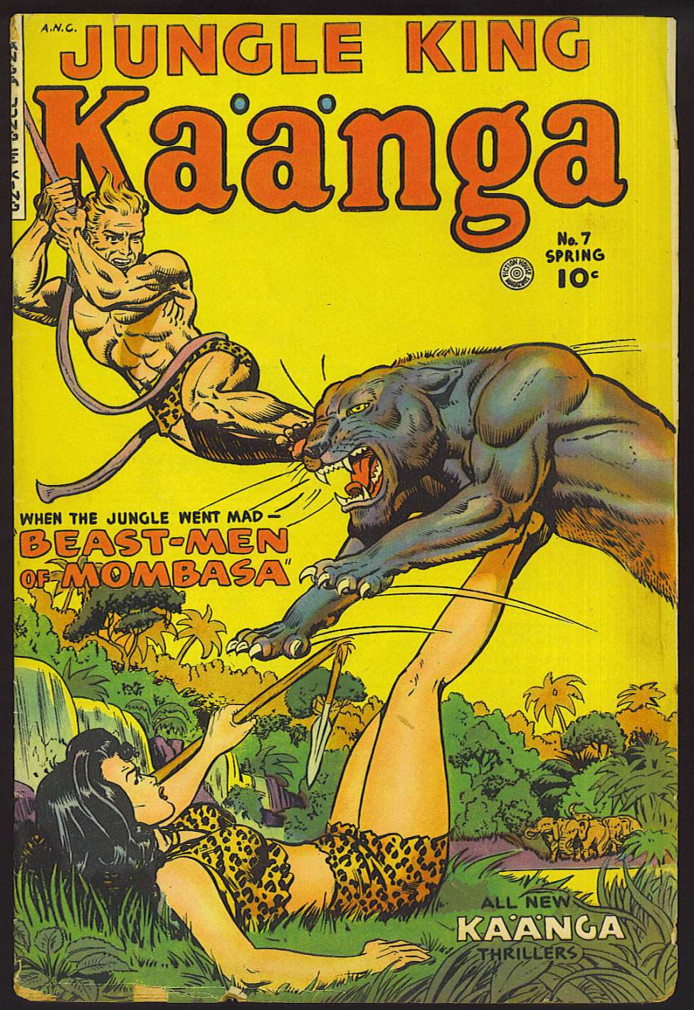 Comic Book Cover For Kaänga Comics 7