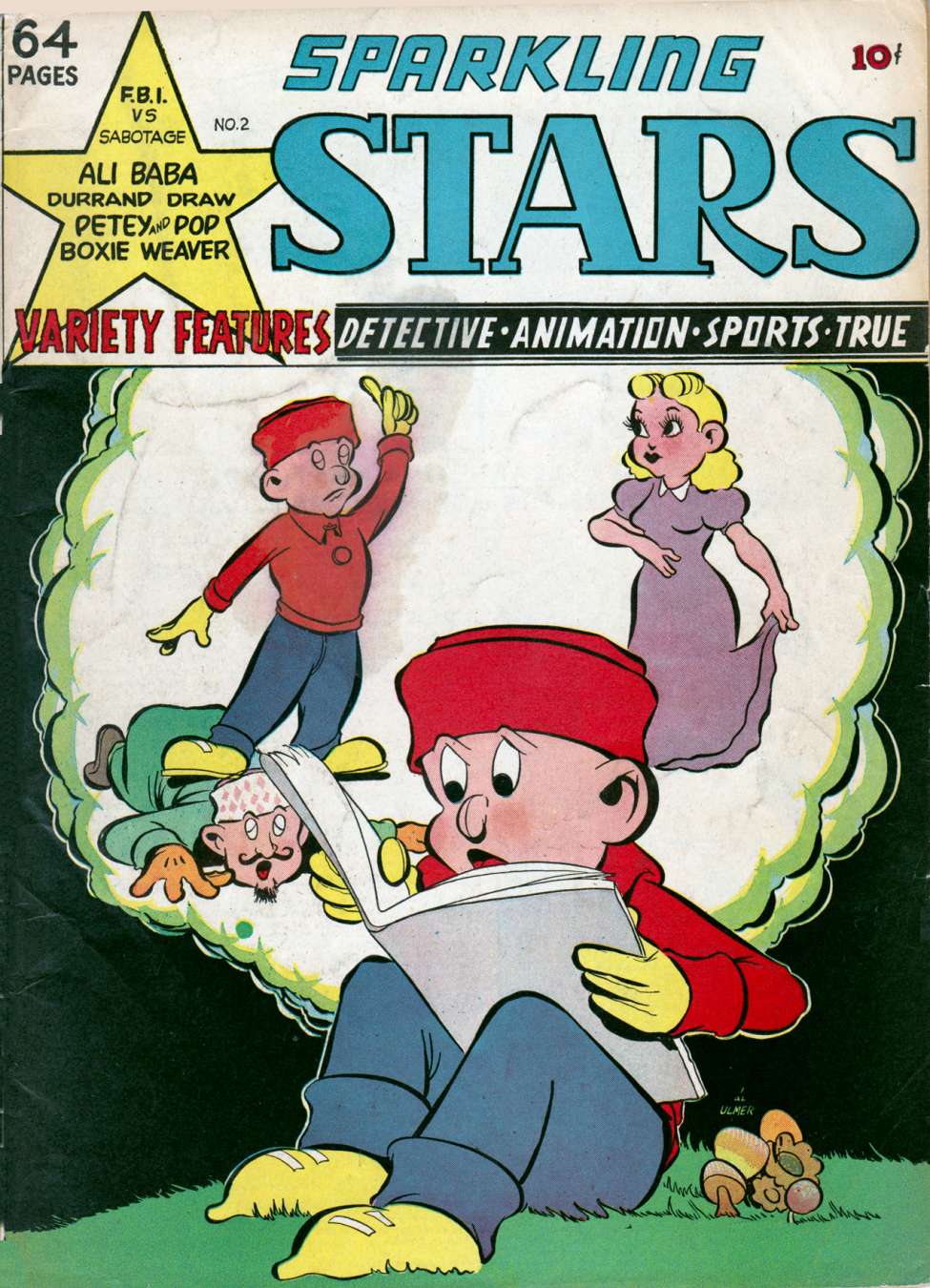 Comic Book Cover For Sparkling Stars 2