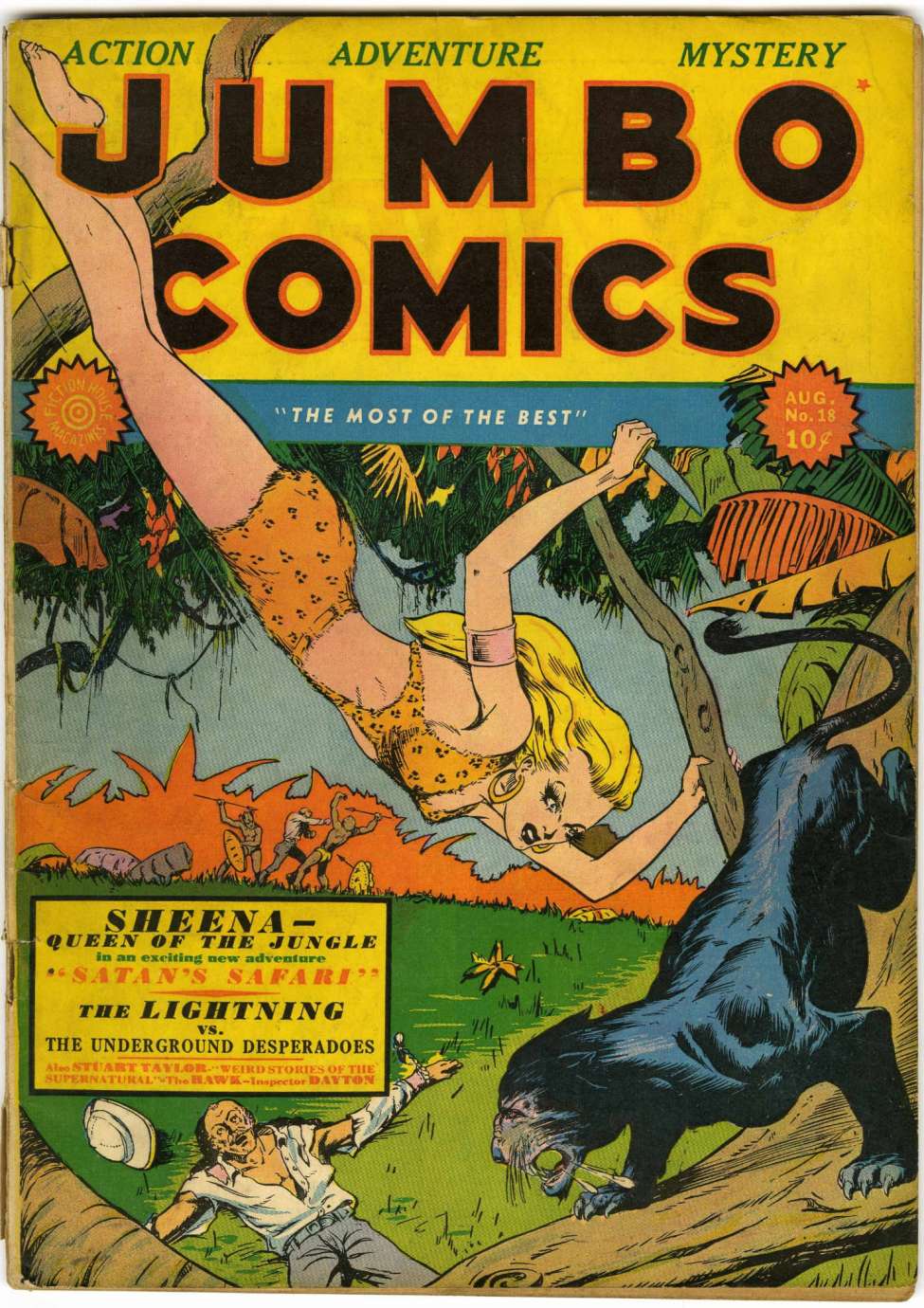 Comic Book Cover For Jumbo Comics 18