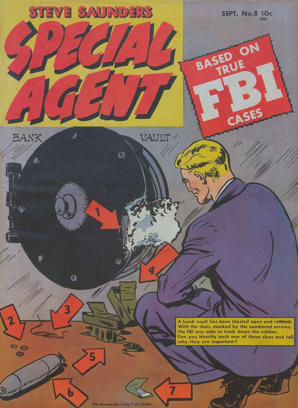 Comic Book Cover For Special Agent 8 (alt) - Version 2