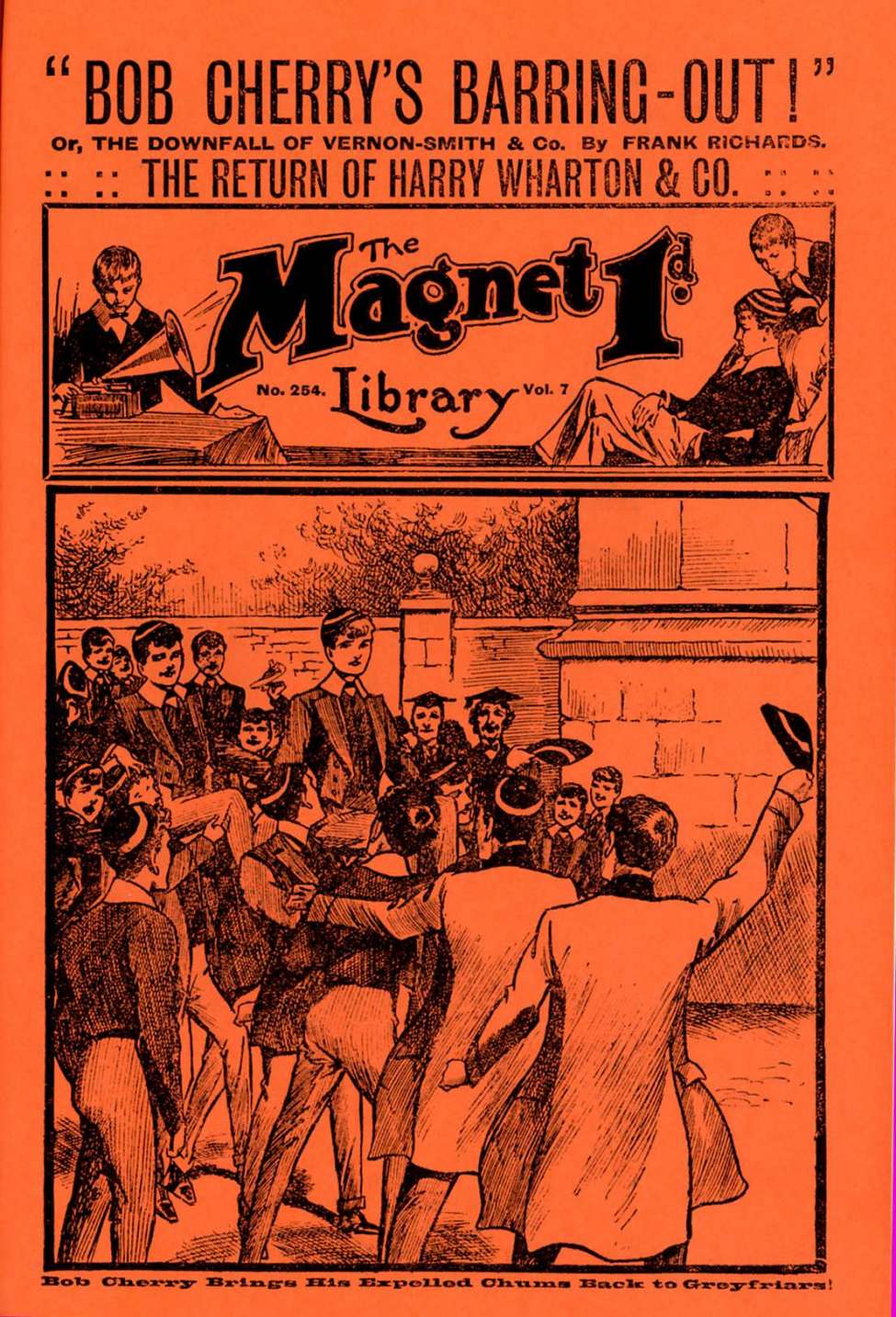 Book Cover For The Magnet 254 - Bob Cherry's Barring-Out!