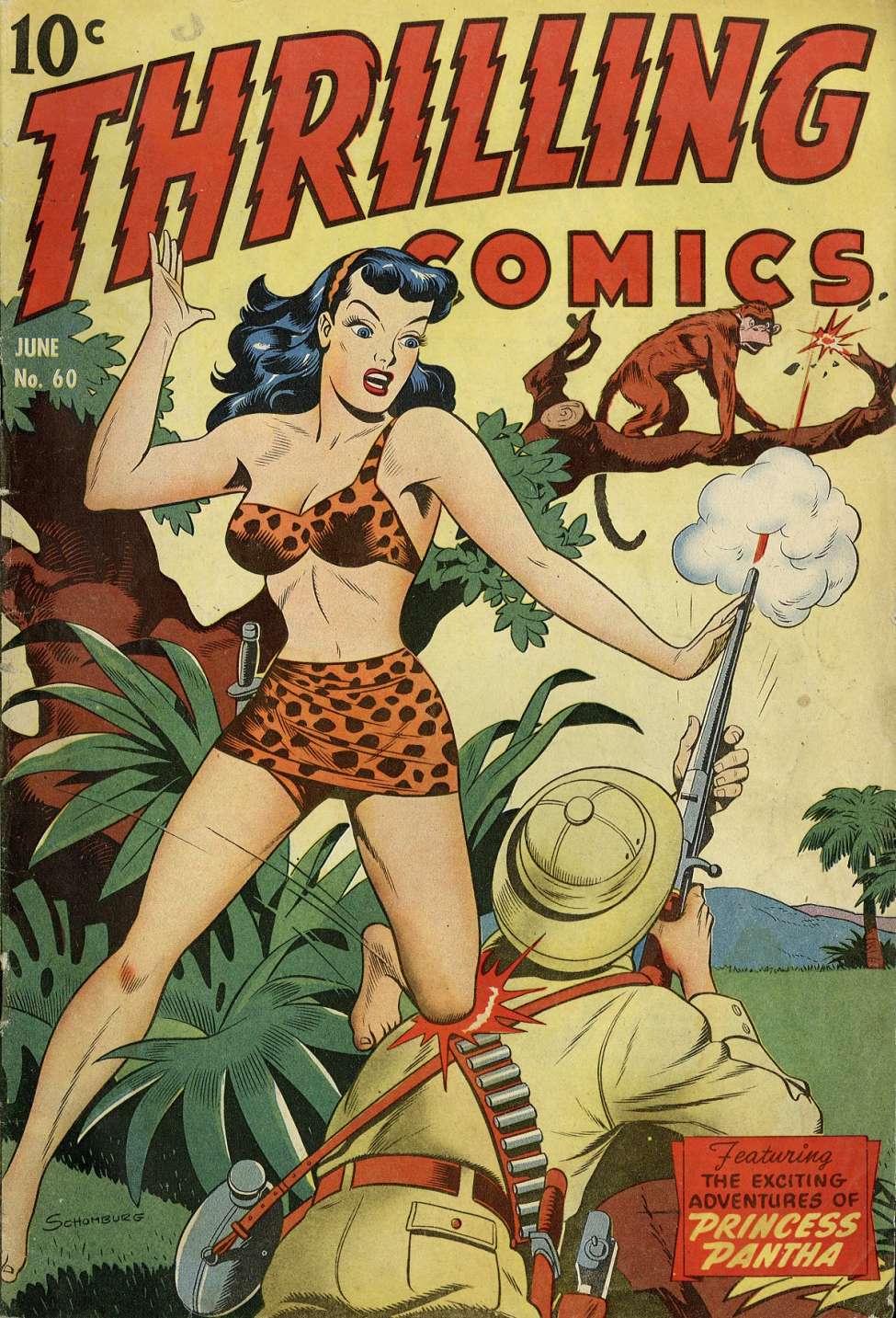 Book Cover For Thrilling Comics 60