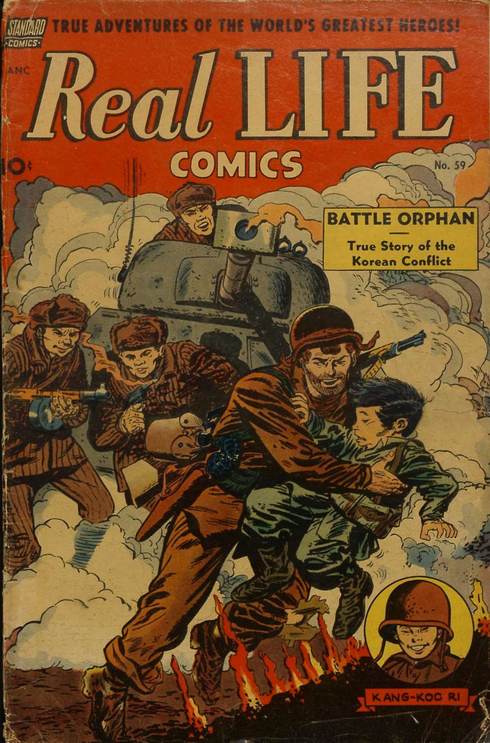 Comic Book Cover For Real Life Comics 59