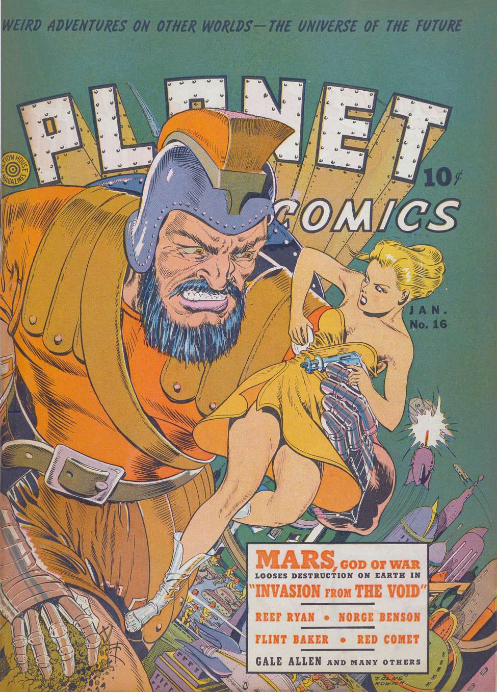 Book Cover For Planet Comics 16 - Version 1